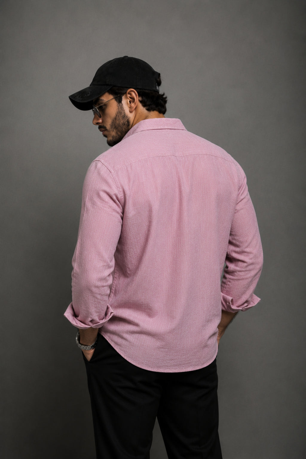 Baby Pink Linen Shirt