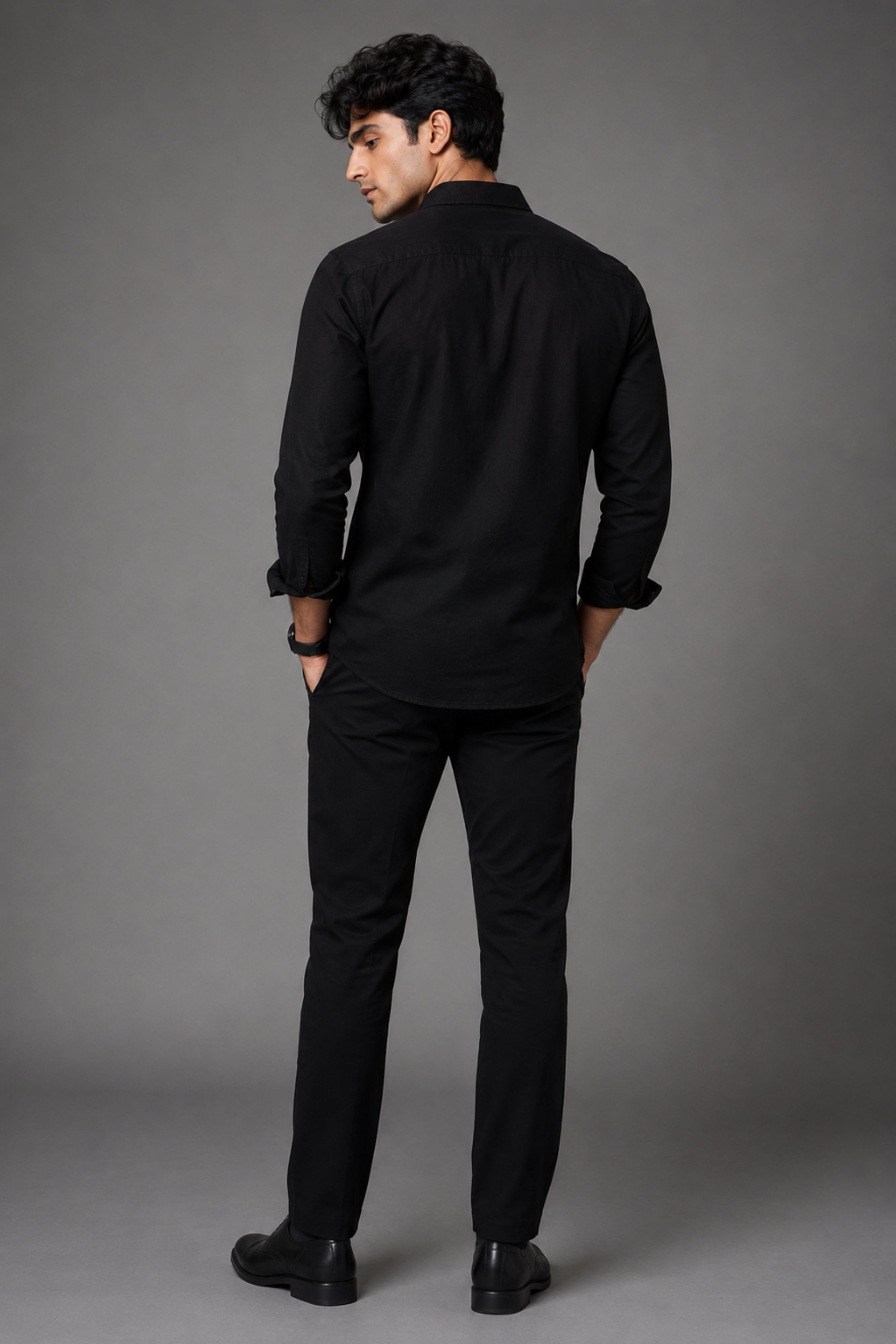 Black Linen Shirt
