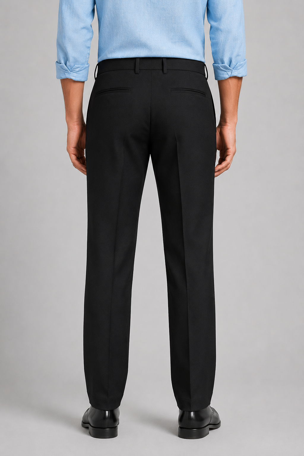 Black Relaxed Fit Trousers