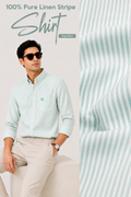 Pista Green Striped Shirt