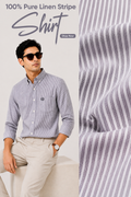 Grey Striped Shirt
