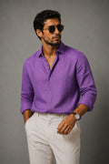 Lavender Linen Shirt