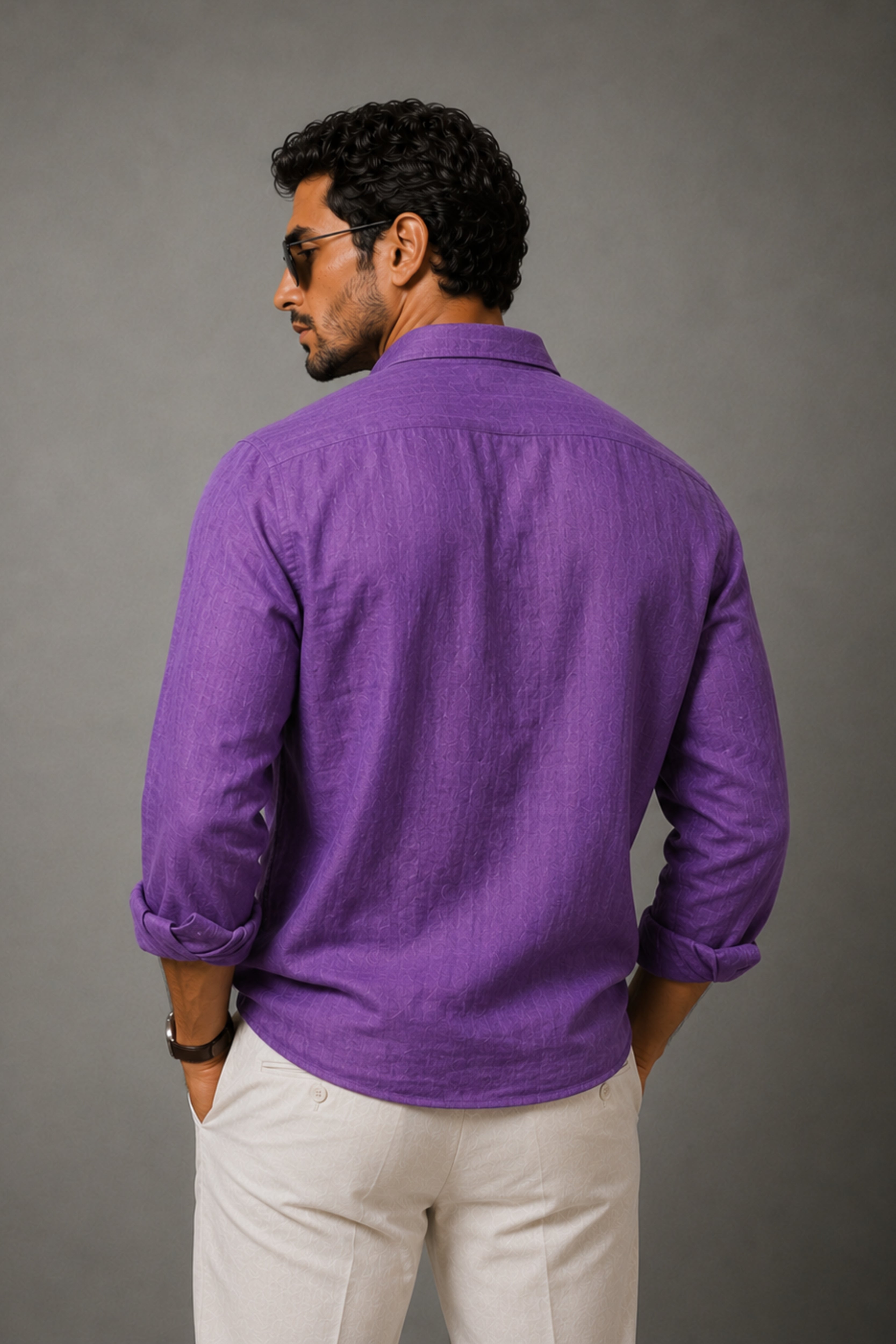 Lavender Linen Shirt