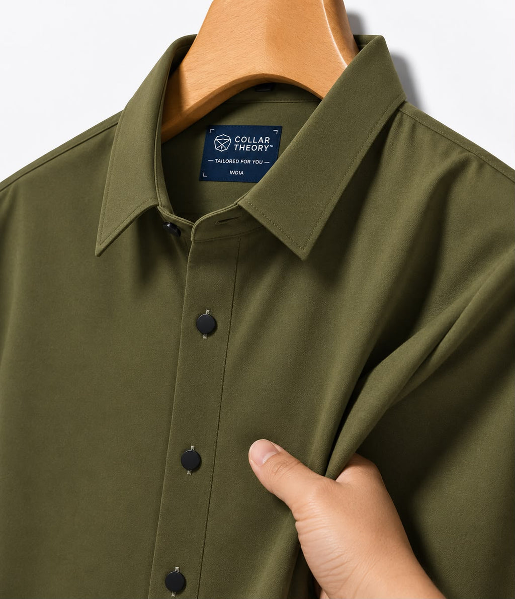 Olive Noir Lycra Shirt