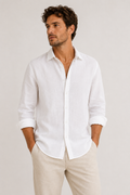 White Linen Shirt
