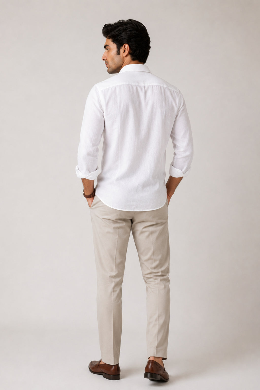 White Linen Shirt