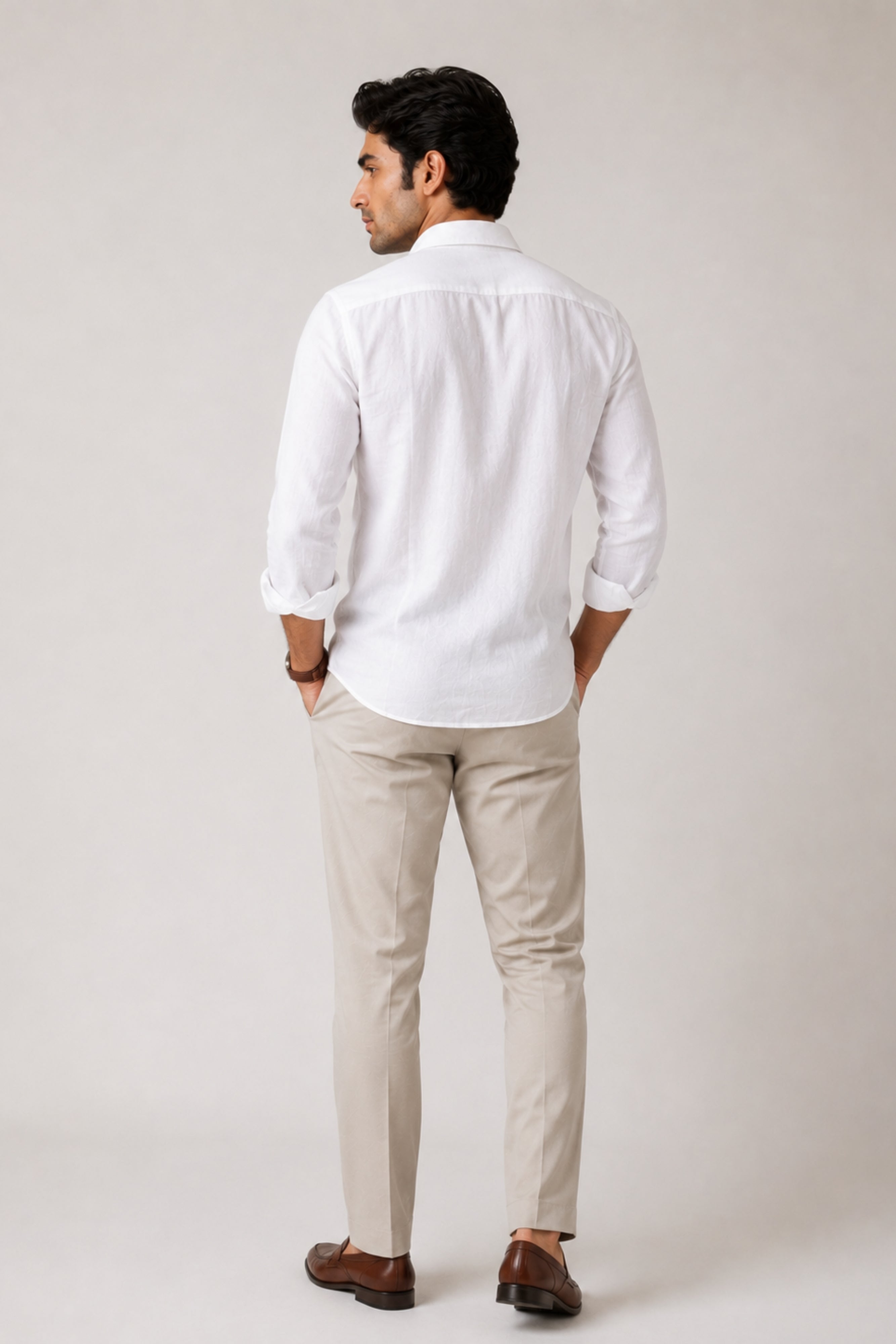 White Linen Shirt
