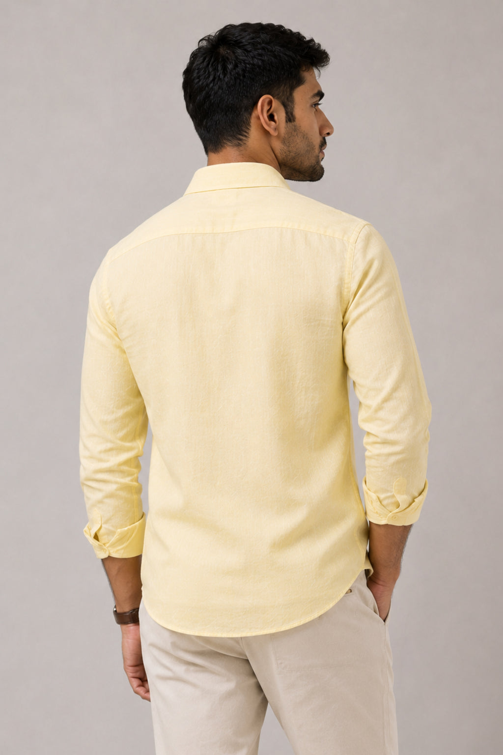 Yellow Linen Shirt